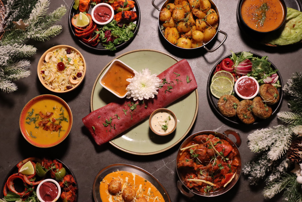Namaste Village Twickenham is introducing a festive five-course vegetarian menu inspired by seasonal Indian flavours, available from 15 November (credit: Namaste Village Twickenham).