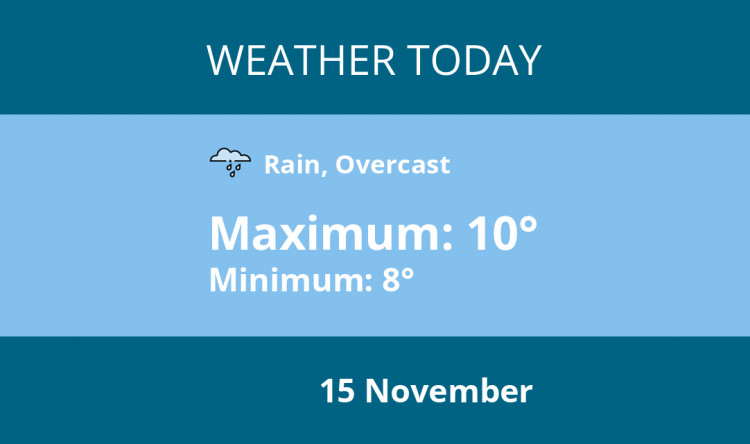 Here is Wilmslow today's weather forecast provided by Mr Data