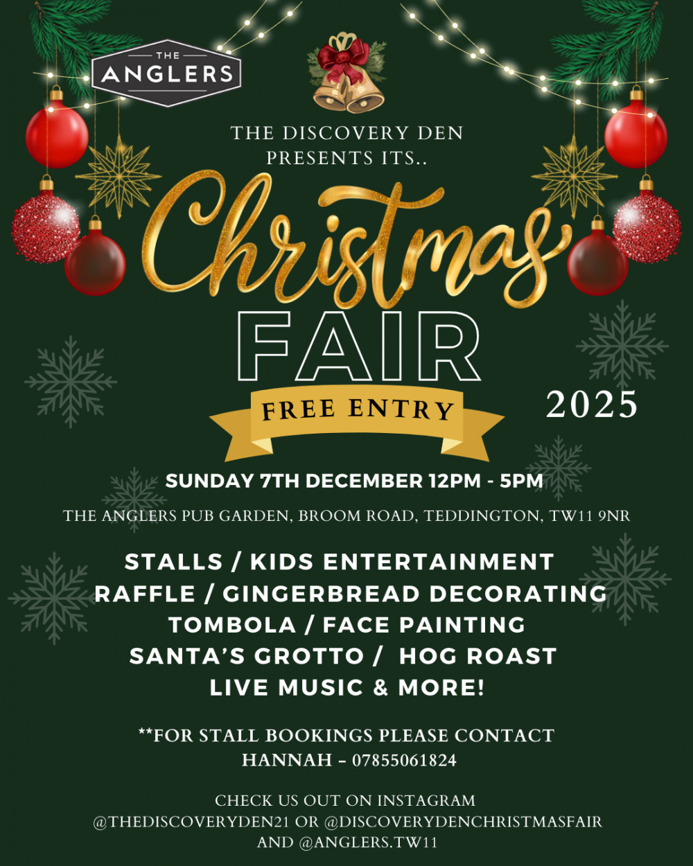 The Discovery Den's Christmas Fair