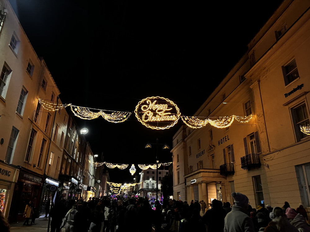 Leamington kicked off the Big Lights Switch On events this Christmas 2025 (image via Nadia Sayed)