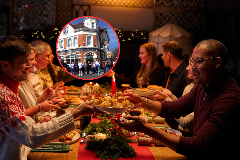 The Turk’s Head in Twickenham is serving up a traditional three-course Christmas Day menu featuring local ingredients and festive favourites (credit: The Turk's Head Twickenham).