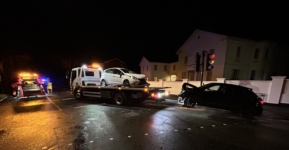  Leamington Police dealt with multiple incidents, including collisions involving drivers running red lights and driving under the influence on Saturday (15 November) (image via Leamington Police)