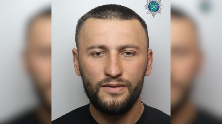 Gazmen Gjermizi has been jailed for two-and-a-half-years (image via Staffordshire Police)