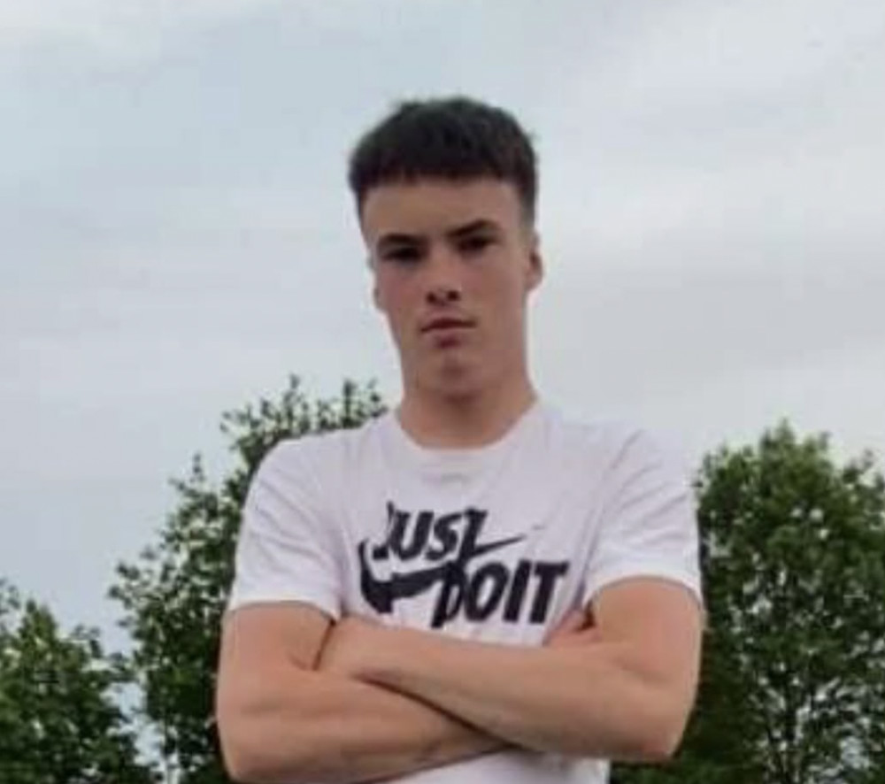 Warwickshire Police seek missing 14-year-old Kai from Warwick with links to Leamington (image via Warwickshire Police) 