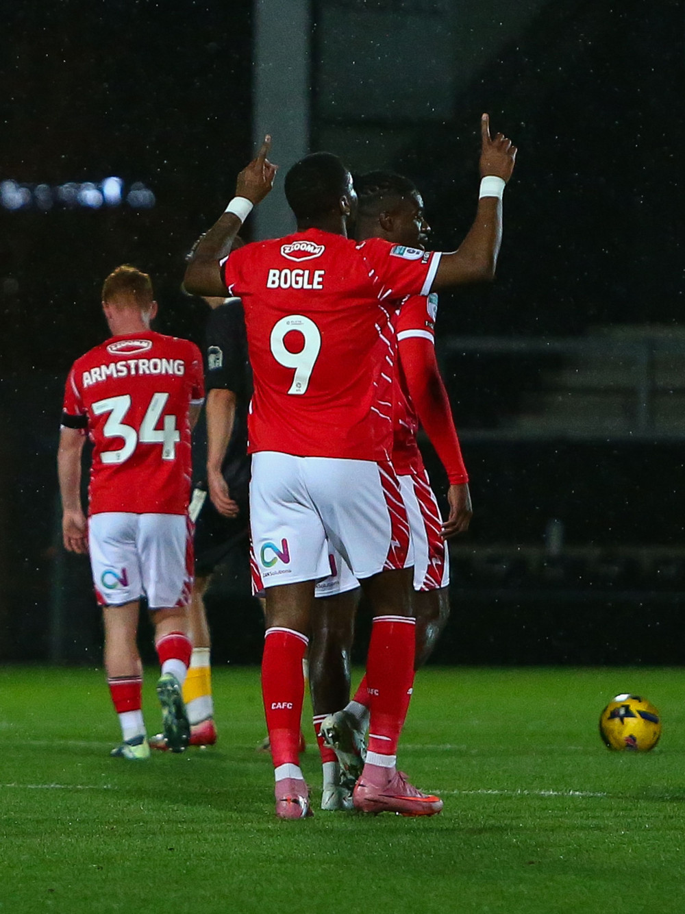 Omar Bogle, 32, returned with Crewe Alexandra FC after a significant period on the sidelines due to an illness (Photo: Crewe Alex).