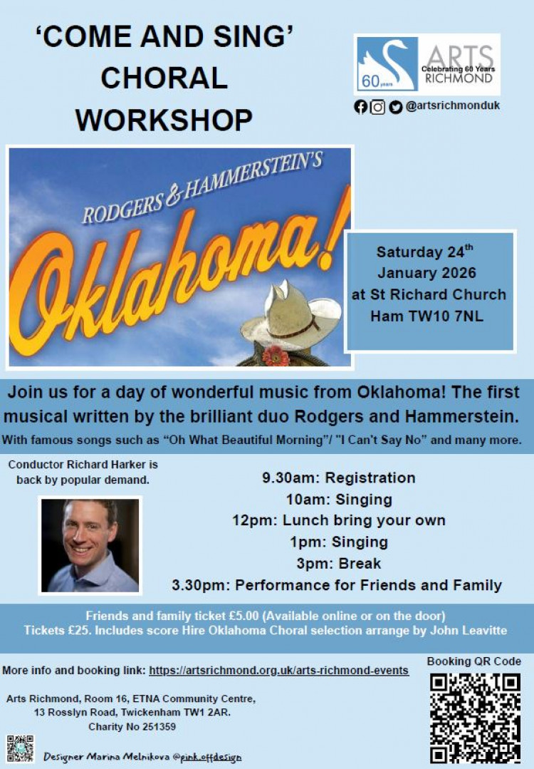 Arts Richmond Come and Sing Workshop is back
