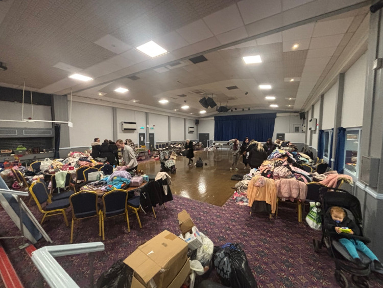 Tilbury Community Centre has been a focus of the support campaign. 