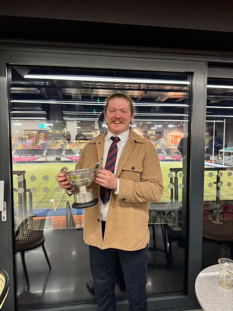 Sandbach Rugby Club’s Ryan Arundale represented the English Fire Service recently against the Welsh Fire Service. ( (Photo: Sandbach RUFC)