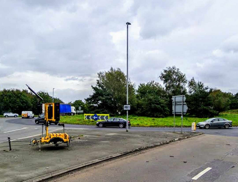 On Wednesday 19 November, emergency services were alerted to a crash at Meremore Moss Roundabout, Weston (Photo: Google).