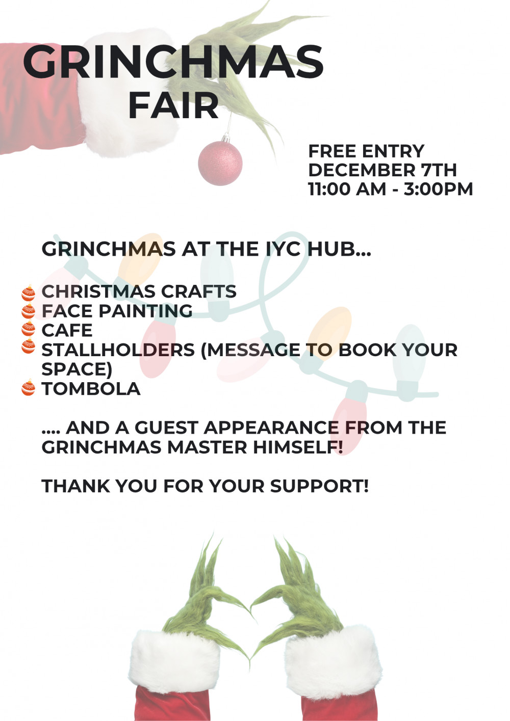 Grinchmas Fair