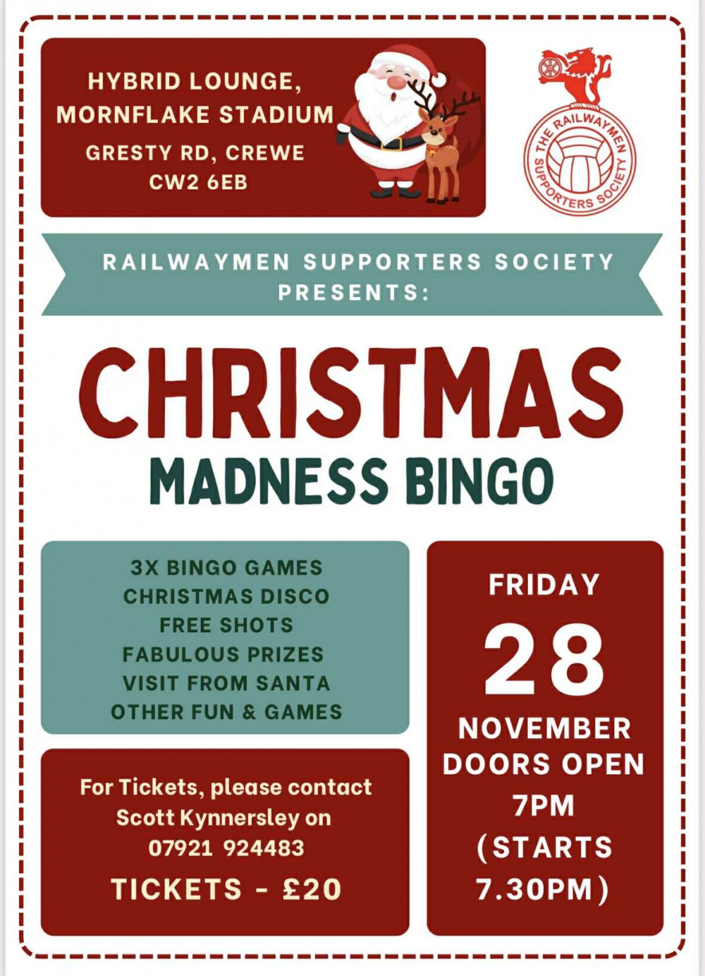 RSS Christmas Madness Bingo