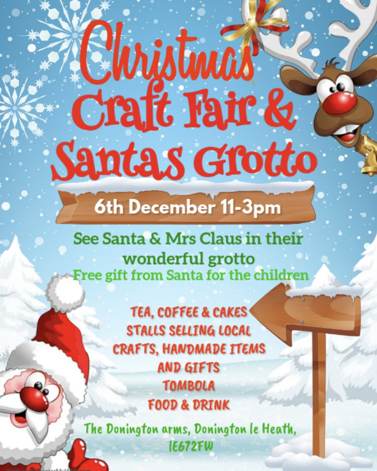 Christmas craft fair and Santas grotto 