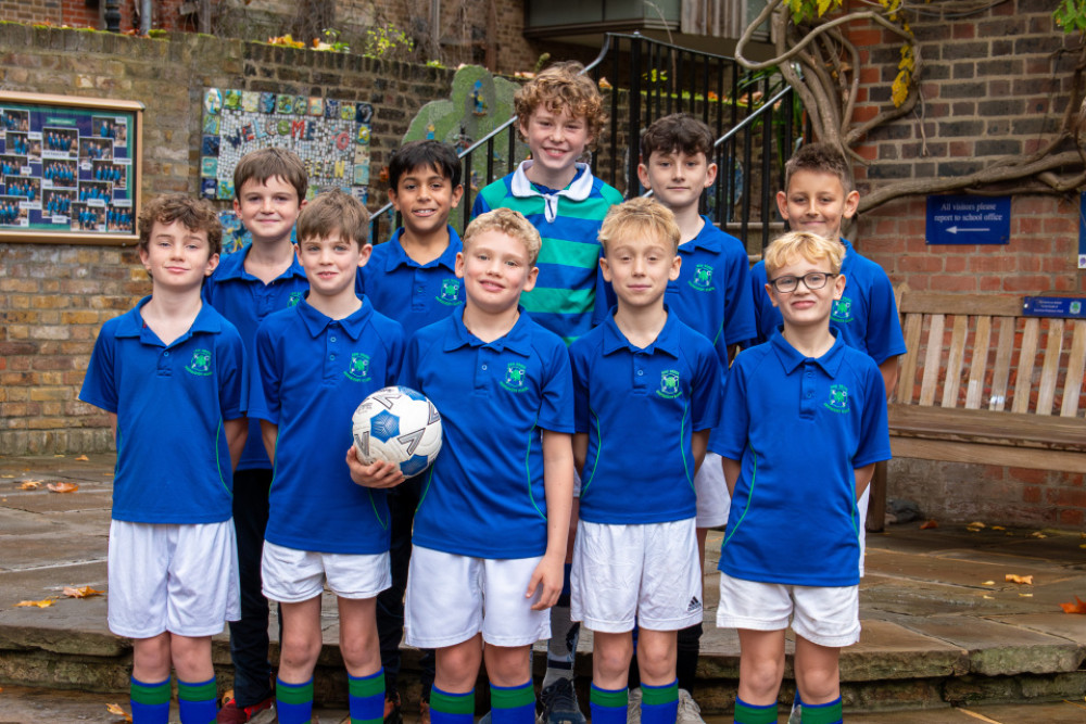 Kew Green Prep’s Year 6 squad competed at St George’s Park where the likes of Harry Kane, Bukayo Saka and Jude Bellingham train (credit: Kew Green Prep School).