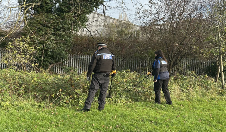  Police discovered drug paraphernalia and drugs from several Leamington parks (image via Leamington Police / Facebook)