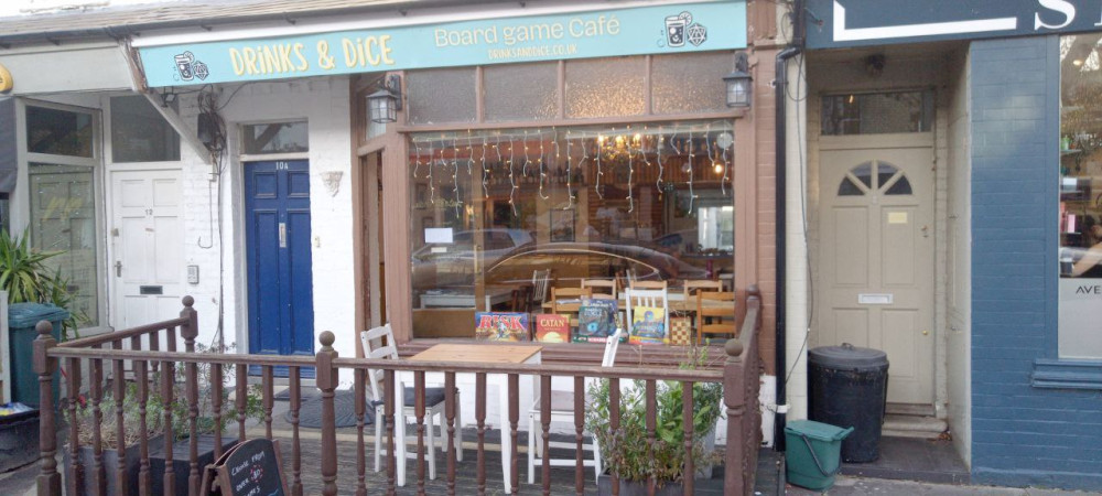 Drinks & Dice is located at 10 Church Rd, Teddington TW11 8PB (Credit: Robin Kerremans)