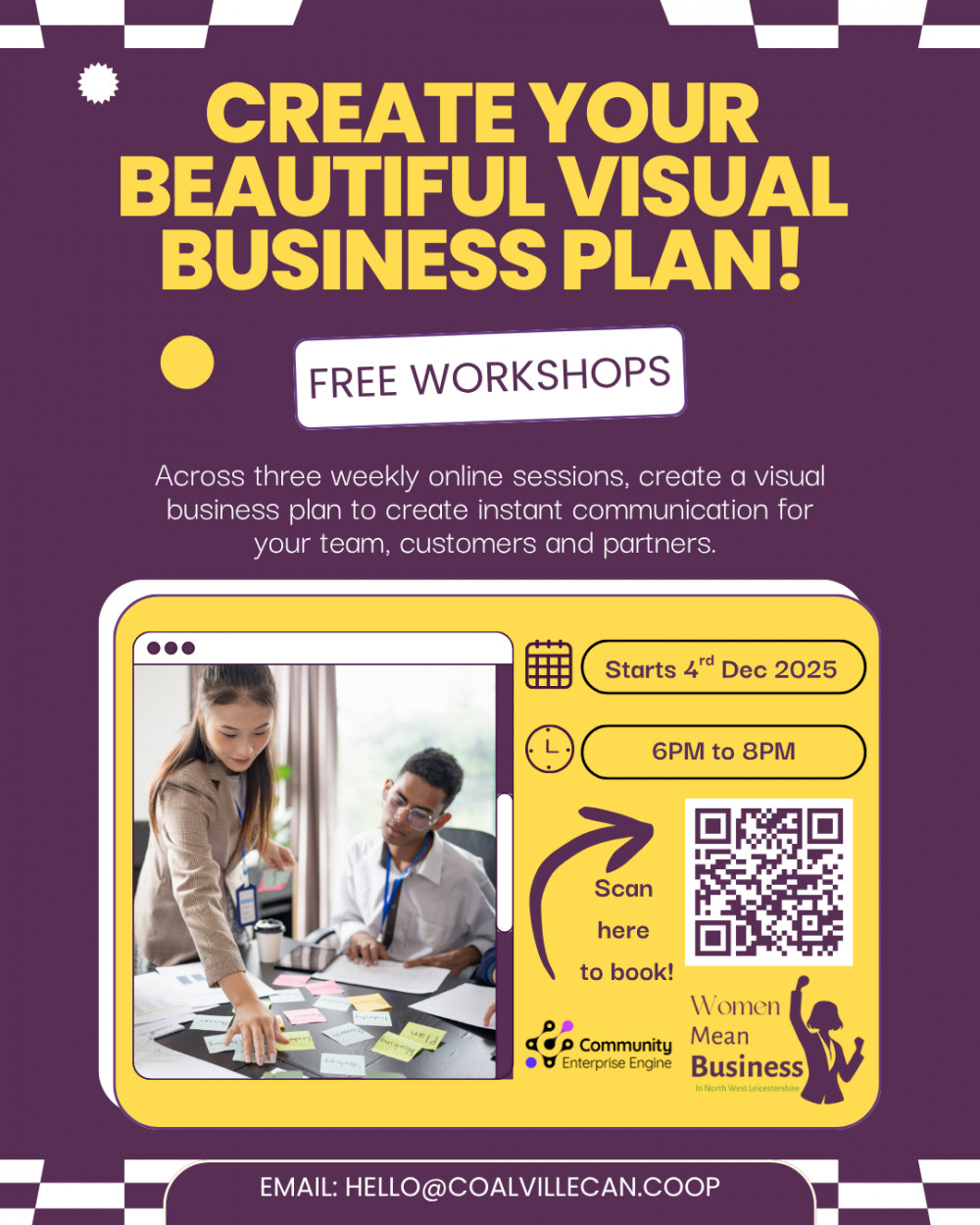 Women Mean Business - Create your beautiful visual business plan!
