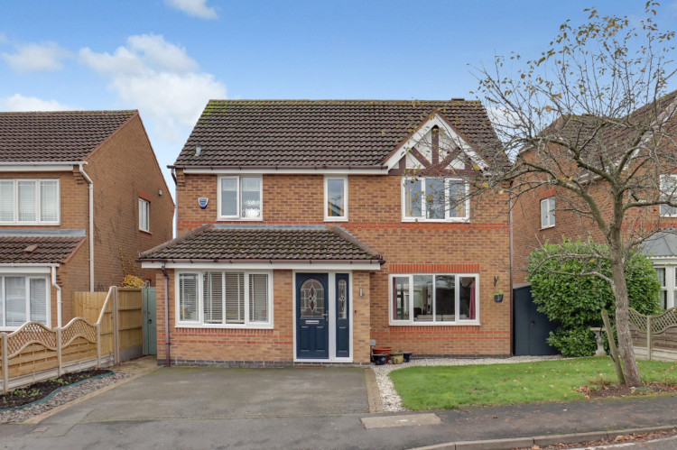 Attractive detached family home set on a quiet cul-de-sac in Ashby de la Zouch