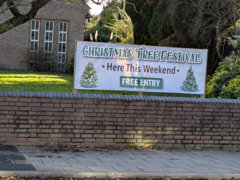 Wesley Place Methodist Church's Christmas tree festival is on this weekend. (Photo: Nub News)