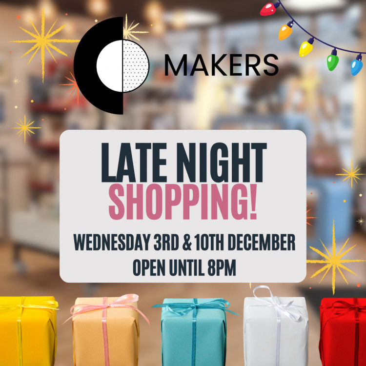 Late Night Shopping at MAKERS