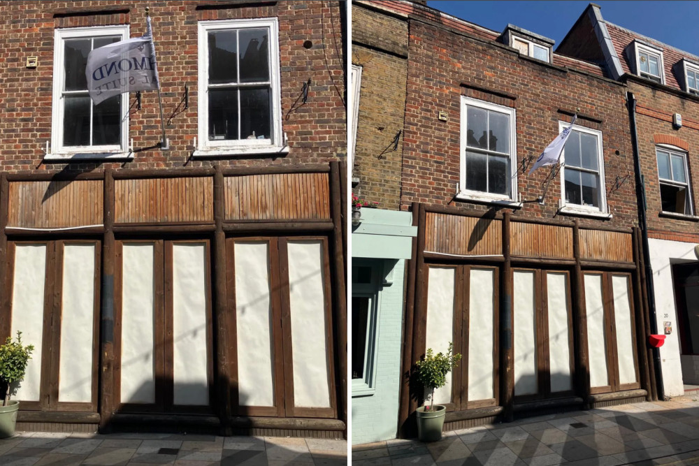 Developers have proposed splitting the existing first and second floor duplex at 21 Church Street into two self-contained flats (credit: Zoopla).