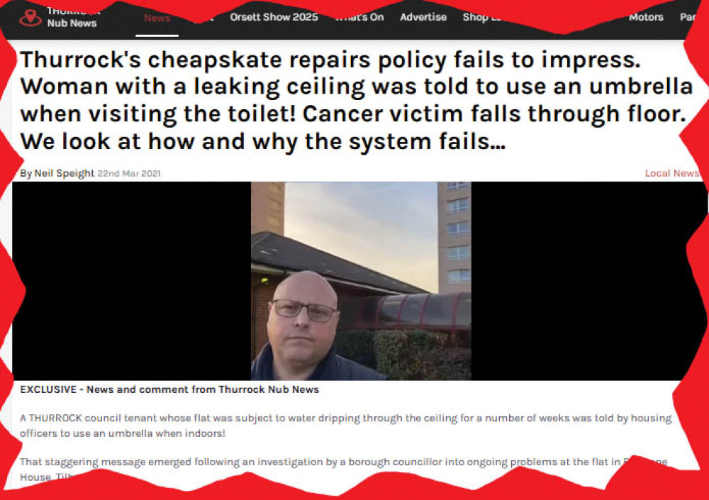 More than four years ago, a Tilbury councillor told of his fears about Tilbury's tower blacks. 