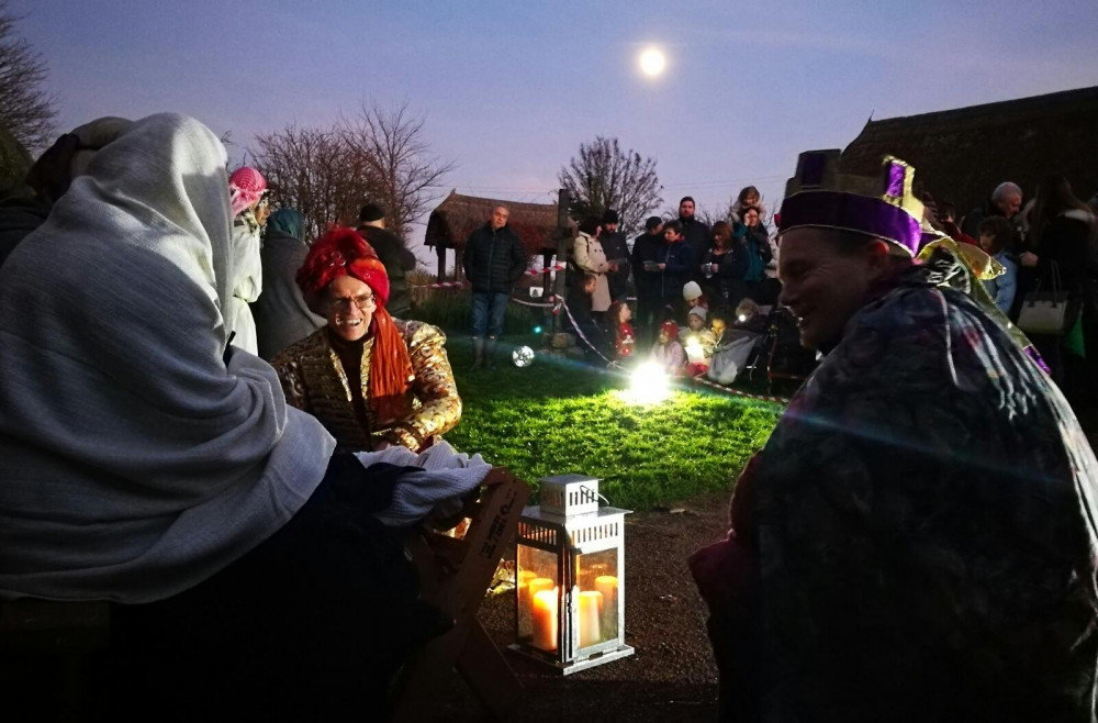 Cosmeston Nativity by the lakeside 