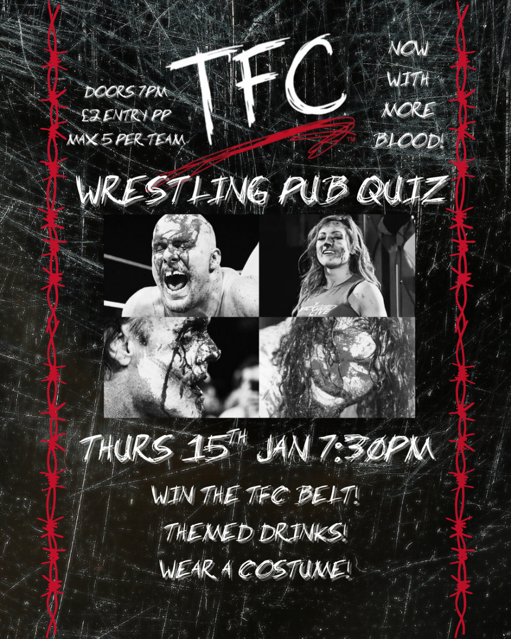 TFC WRESTLING PUB QUIZ