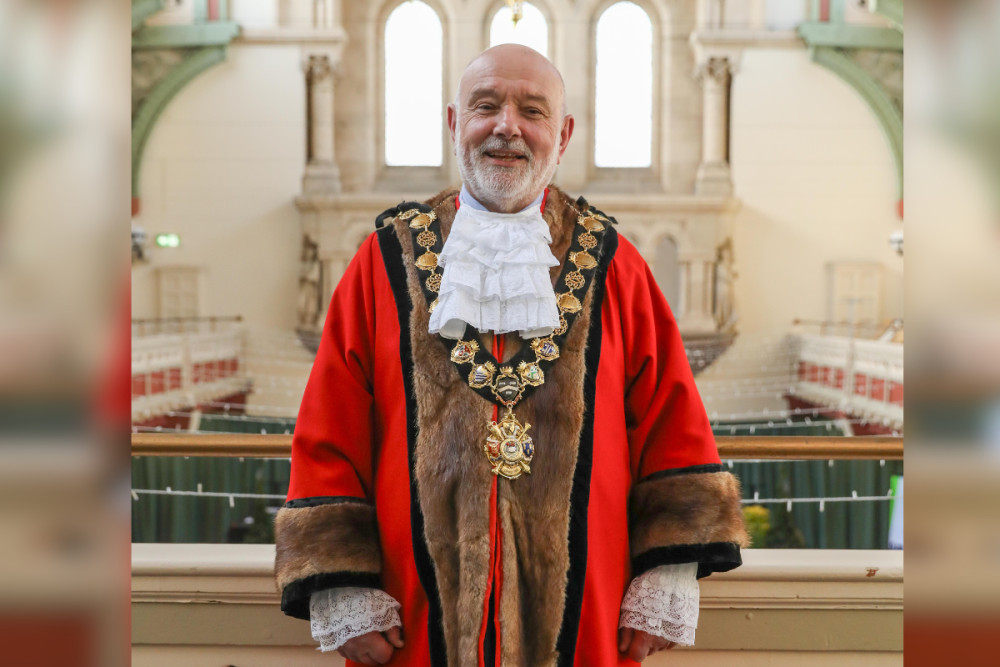 Congleton Town Mayor, councillor Robert Brittain (Credit: CTC)