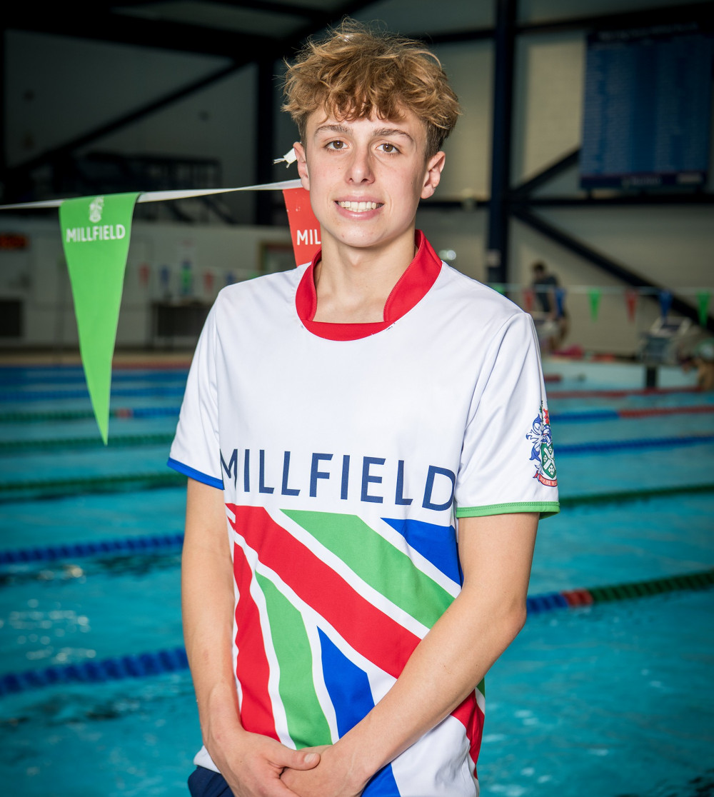 Upper Sixth student Filip Nowacki was named Emerging Athlete of the Year at the event in Newport (Supplied) 