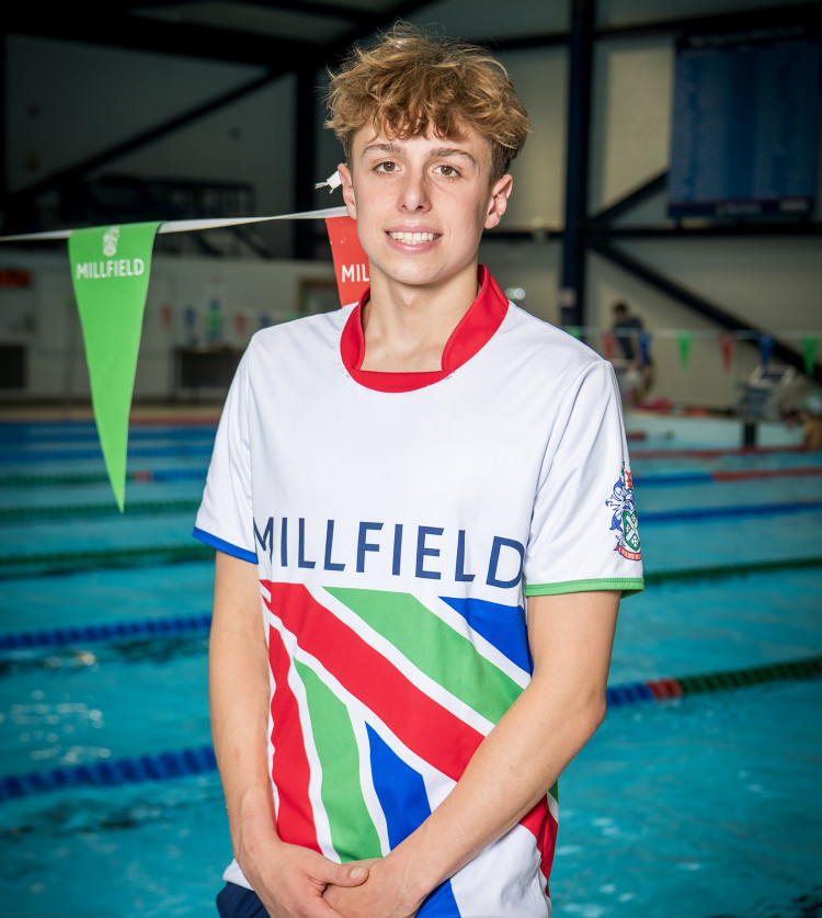 Upper Sixth student Filip Nowacki was named Emerging Athlete of the Year at the event in Newport (Supplied) 