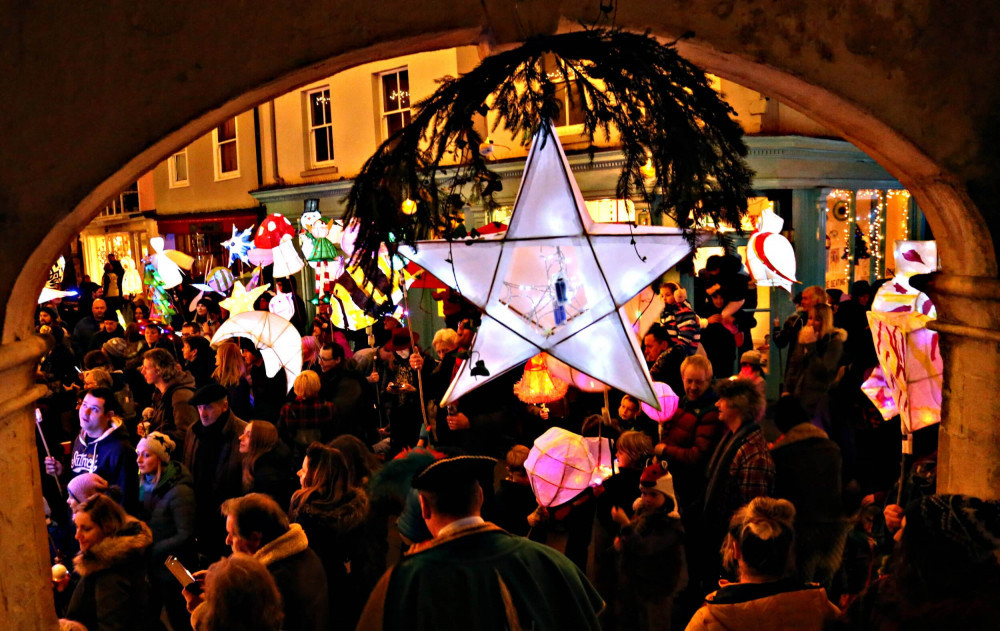 Shepton Mallet’s Lantern Festival returns December 20 with a parade led by a Samba Band. 