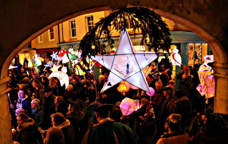 Shepton Mallet’s Lantern Festival returns December 20 with a parade led by a Samba Band. 
