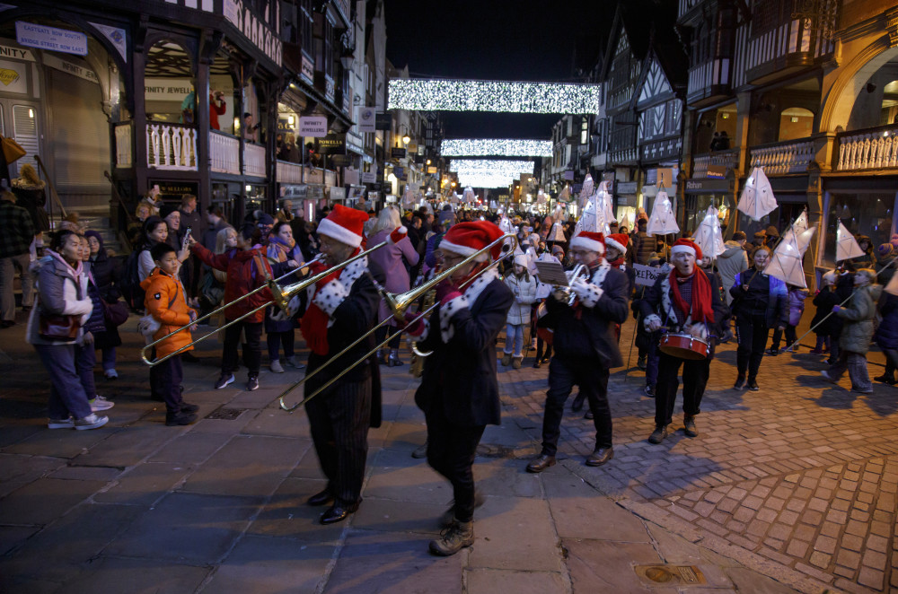 Chester’s festive Lantern Parade takes place on Thursday 27 November (Image via: Cheshire West and Chester Council)