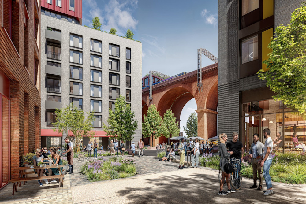 Stockport will be receiving tens of millions of pounds in funding to help regenerate the town centre with new homes, shops and services (Image - Stockport MDC)