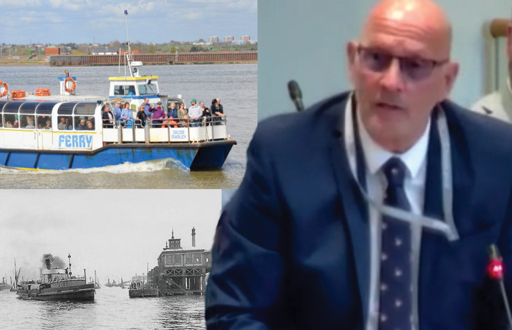 Cllr Roy Jones chairs the place committee which has set up a task and finish group to concerntrate on Tilbury ferry options.