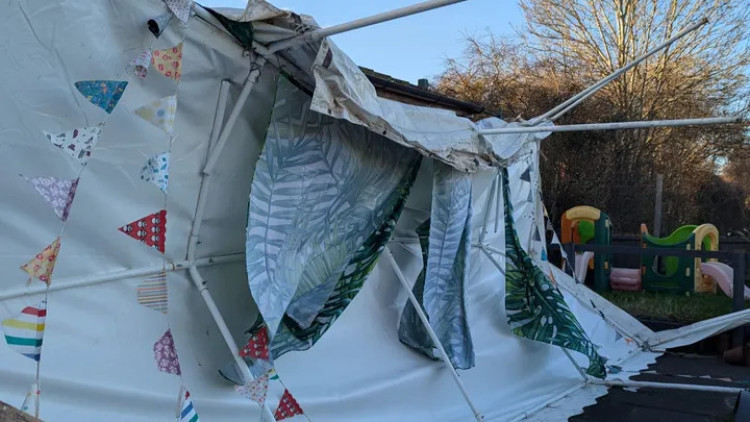Storm Darragh left Honeybees Playgroup’s outdoor area unusable—now they’re asking for help to rebuild and reopen safely.