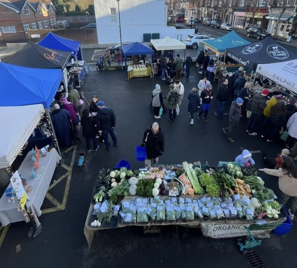Ted's Market takes place in the car park of the King's Head Pub on Teddington's High Street (Credit: Ted's Market)