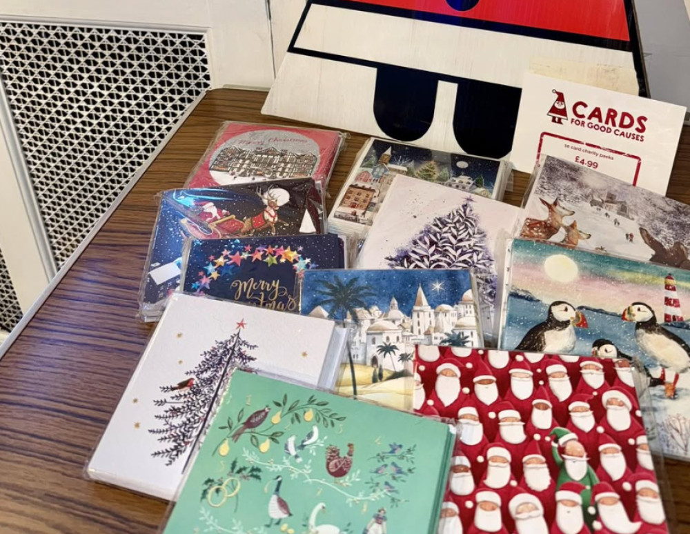 Charity Christmas cards supporting 26 charities are now at Warwick Visitor Centre.