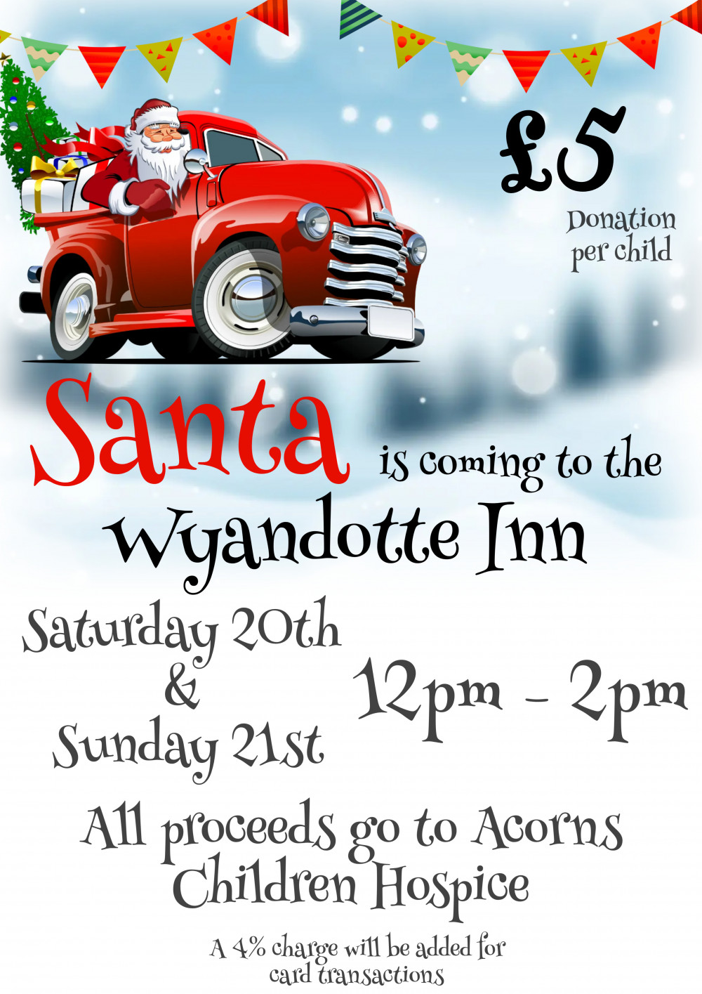 Santa is coming to The Wyandotte Inn