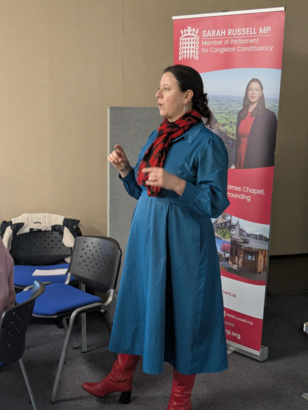 Sarah Russell MP is passionate about improving road safety. (Photo: Nub News)