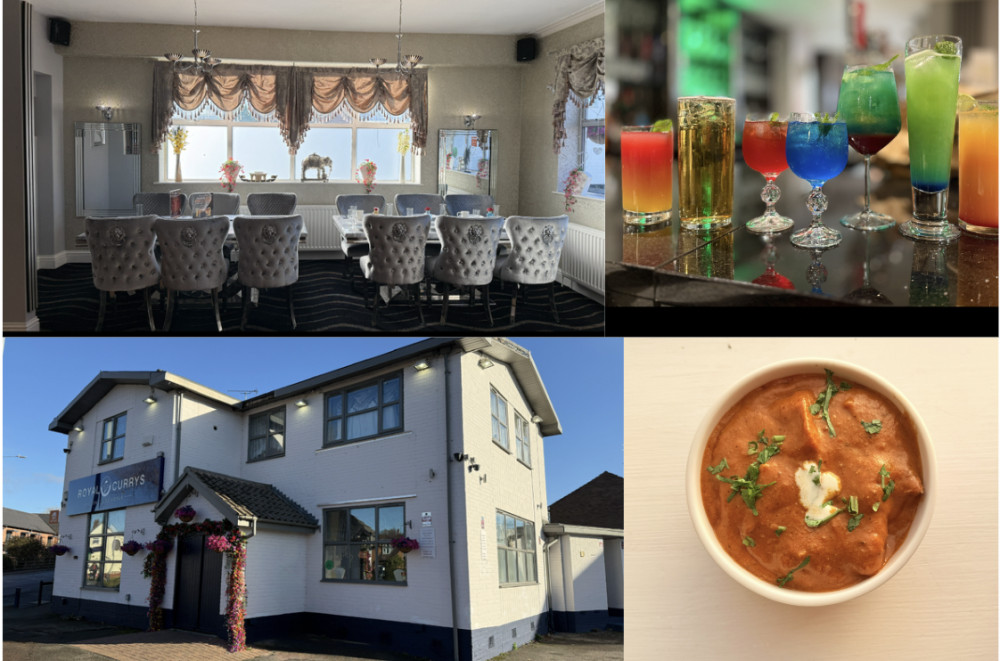 Royal Currys, a new Indian restaurant on Emscote Road, Warwick, blends authentic Indian flavours with warm hospitality (images via Royal Currys)