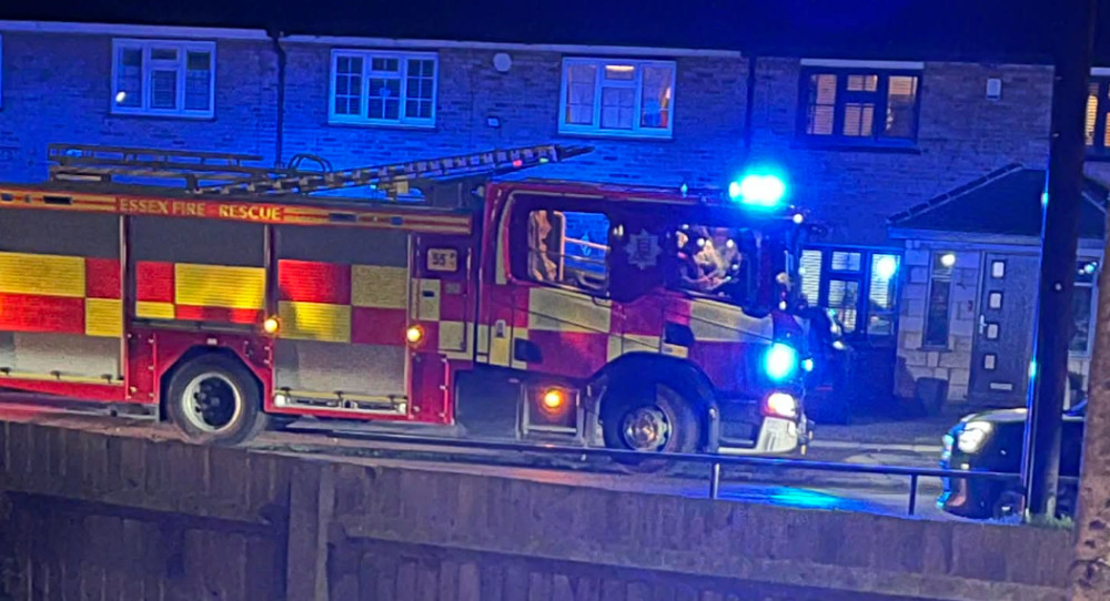 The crew on the scene.