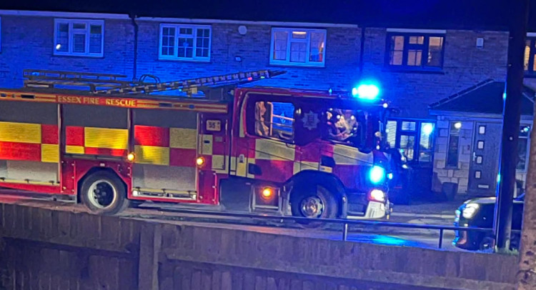 The crew on the scene.