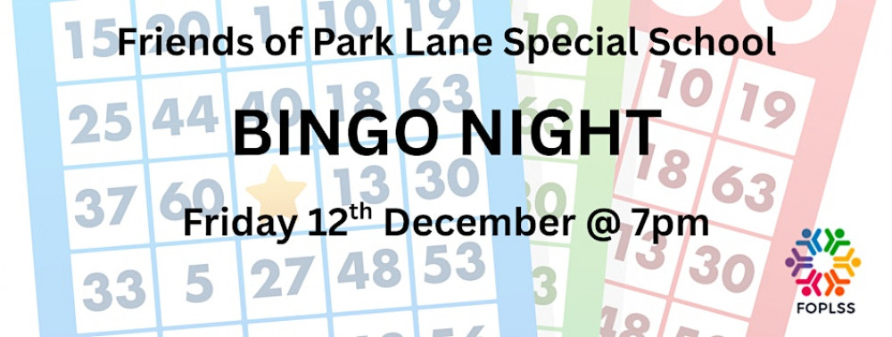 Park Lane Special School Christmas Bingo