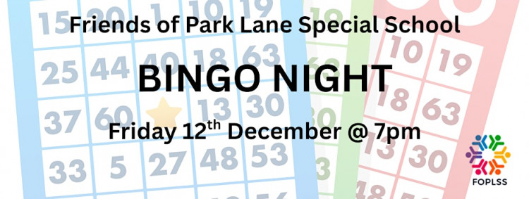 Park Lane Special School Christmas Bingo