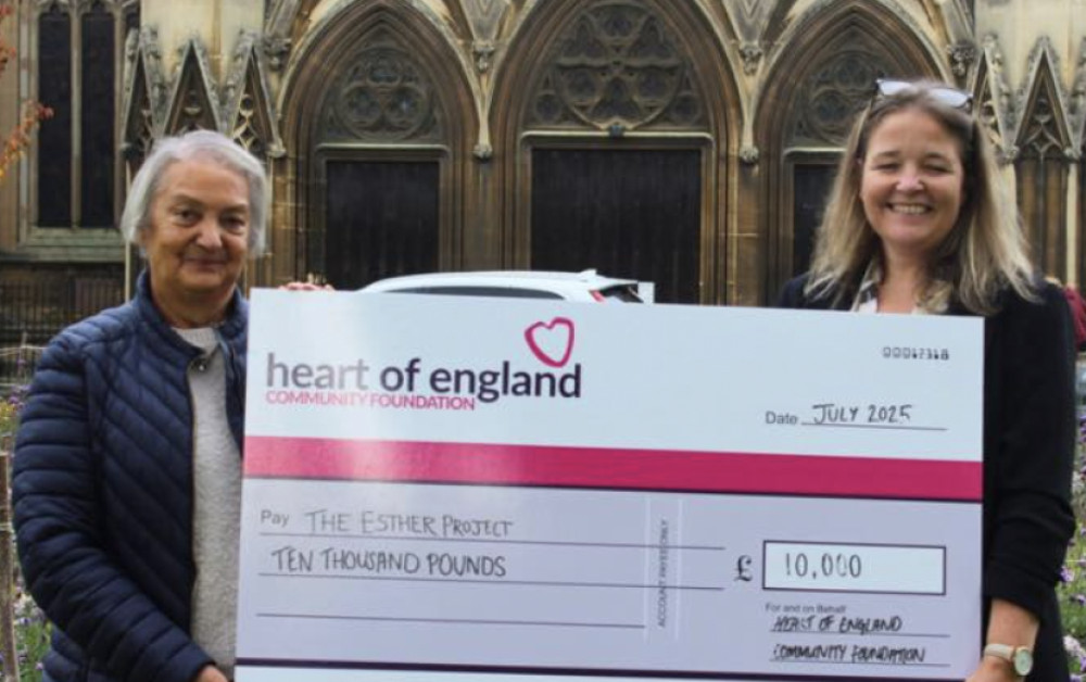The Esther Project in Leamington Spa received a £10,000 donation from the bespoke Women and Girls Fund (image via Esther Project/ Facebook) 