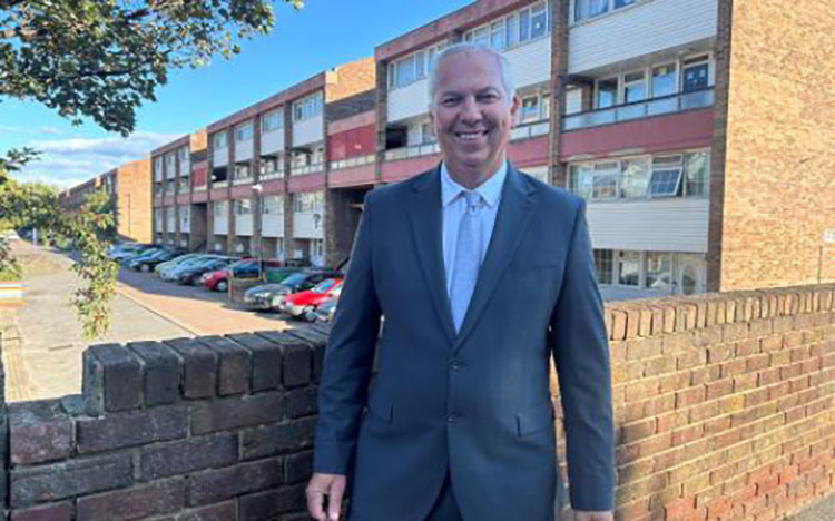 Cllr Mark Hurrell has been a passionate advocate for social housing. 