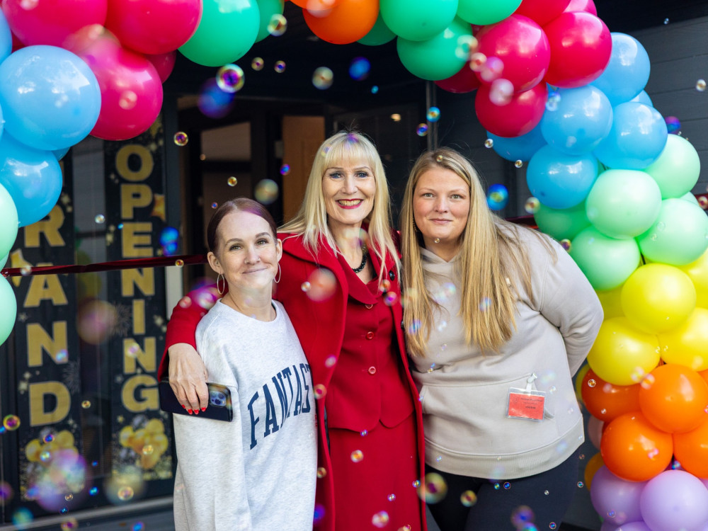 Natalie Down, Sue Jackson and Danielle Trimmer