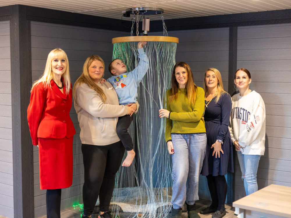 Sue Jackson, Danielle Trimmer, Ollee Trimmer, Debbie Bowerman, KS2 lead Louise McCarthy and Natalie Down