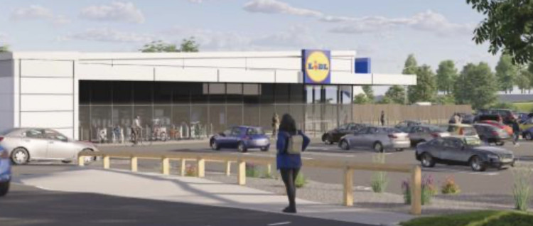 CGI impression of the shop 